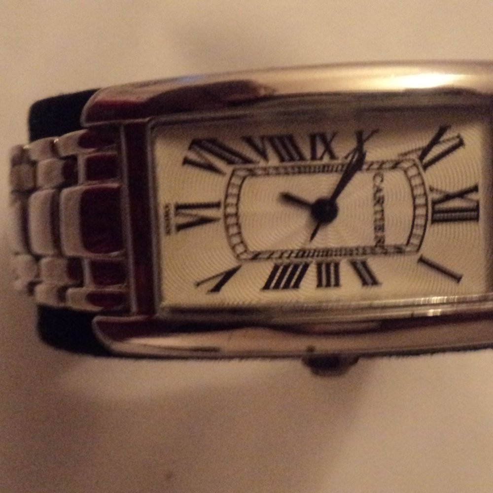 Cartier ladies American tank wristwatch